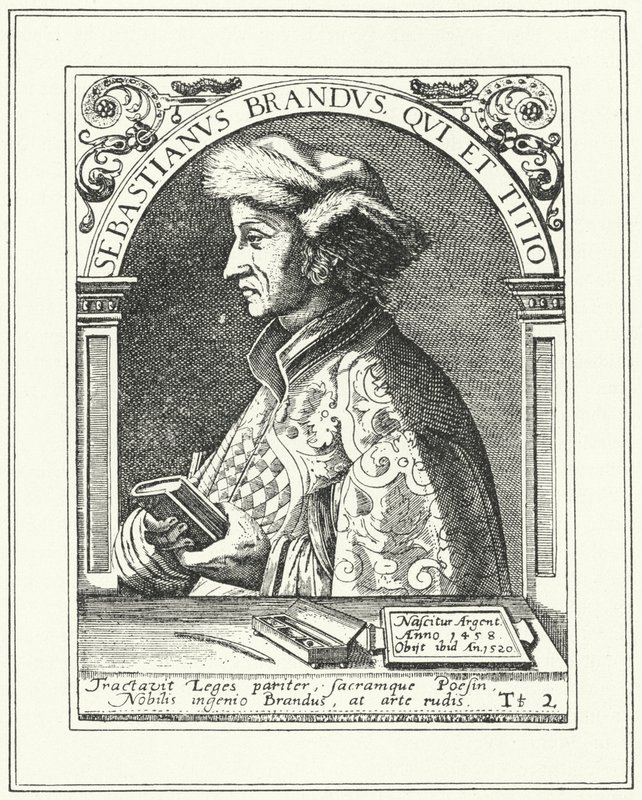 Sebastian Brant, German humanist and satirist by German School
