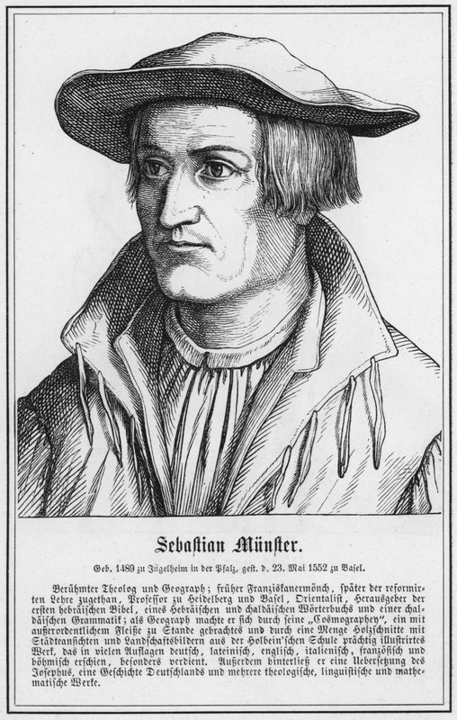 Sebastian Munster (engraving) by German School