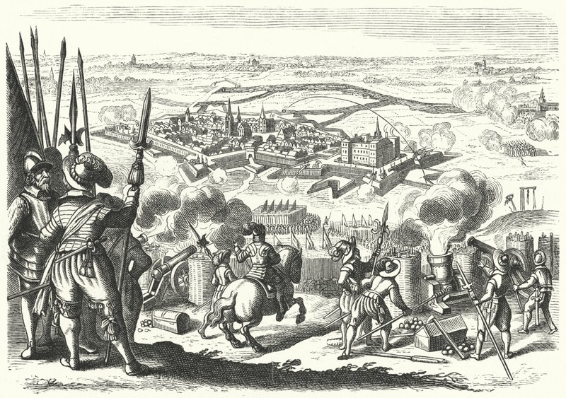 Siege of Julich by German School
