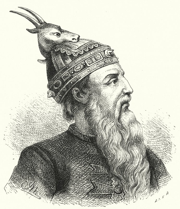 Skanderbeg, Albanian nobleman and military commander by German School