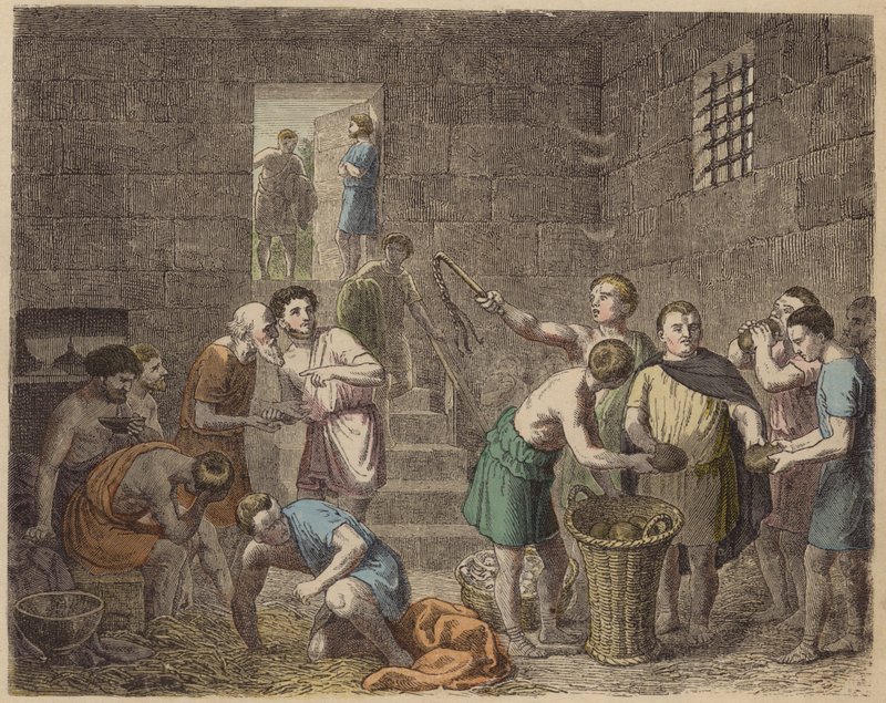 Slaves in Ancient Rome by German School