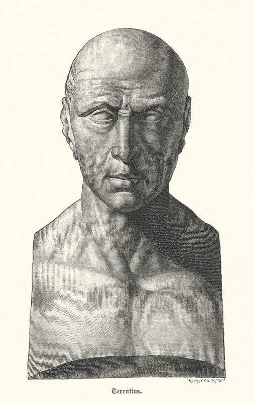 Terence, Roman playwright by German School