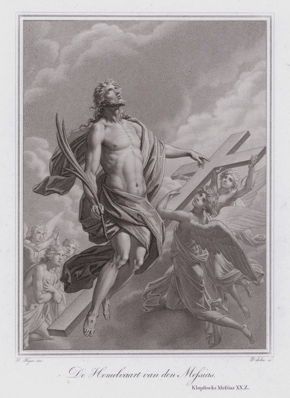 The Ascension of Christ (engraving) by German School