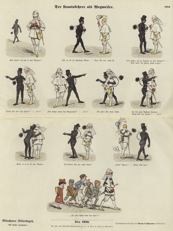 The Chimney Sweep as a Guide by German School