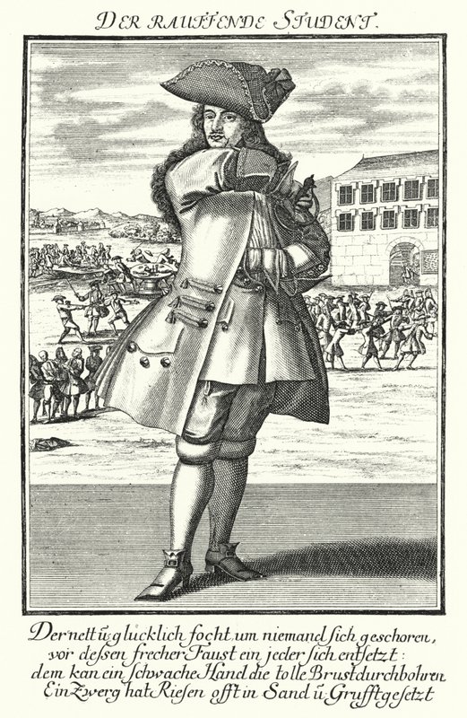 The Fighting Student by German School