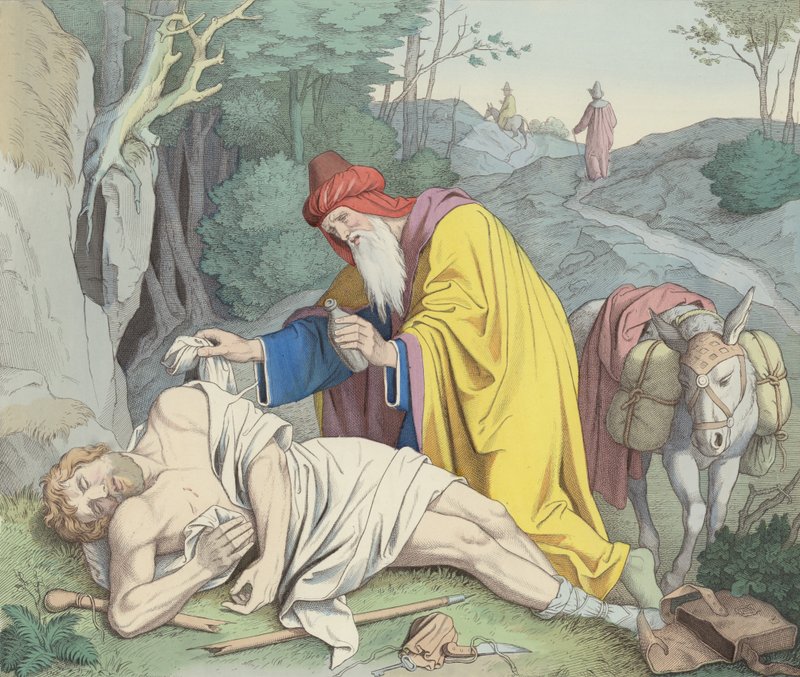 The Good Samaritan by German School