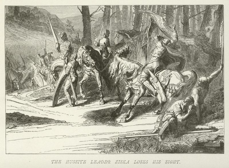 The Hussite Leader Ziska Loses His Sight by German School