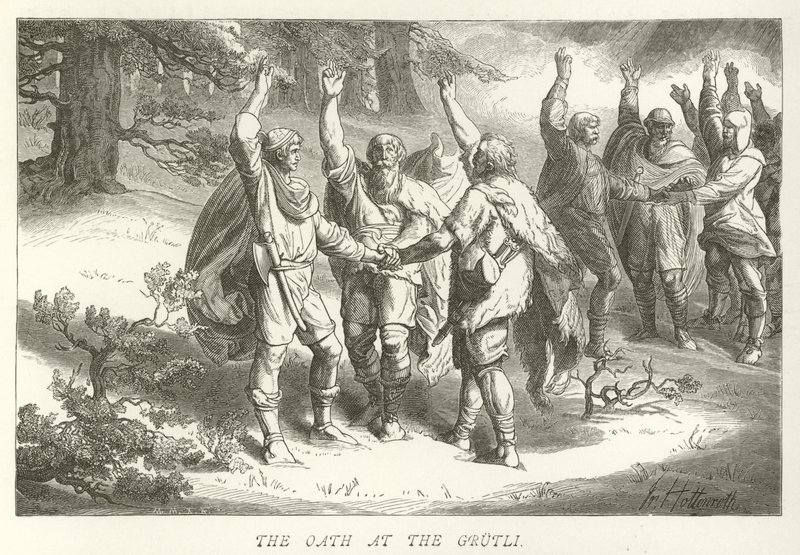 The Oath at the Grutli by German School