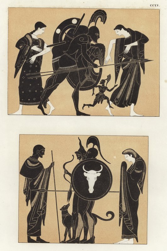 The Corpse of Achilles by German School