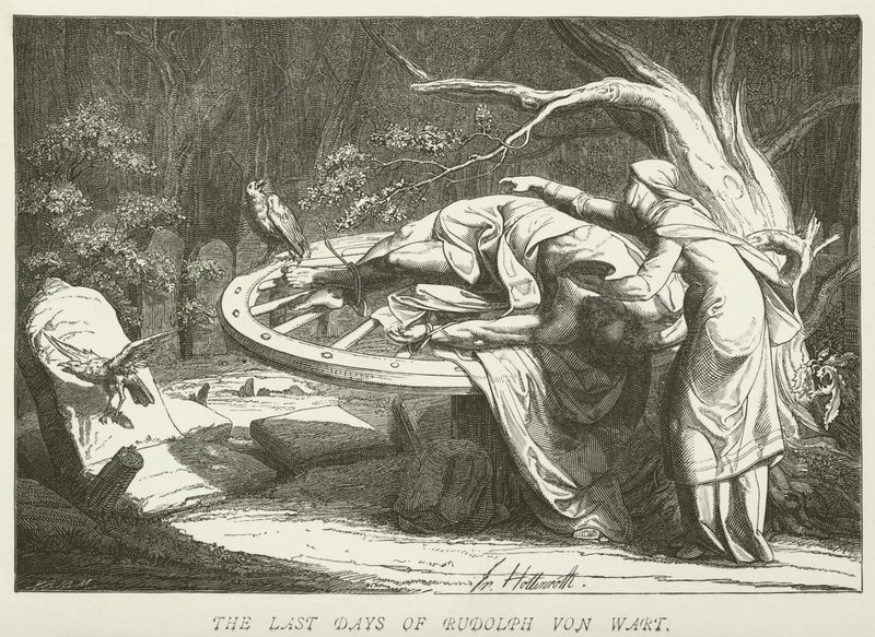 The Last Days of Rudolph von Wart by German School