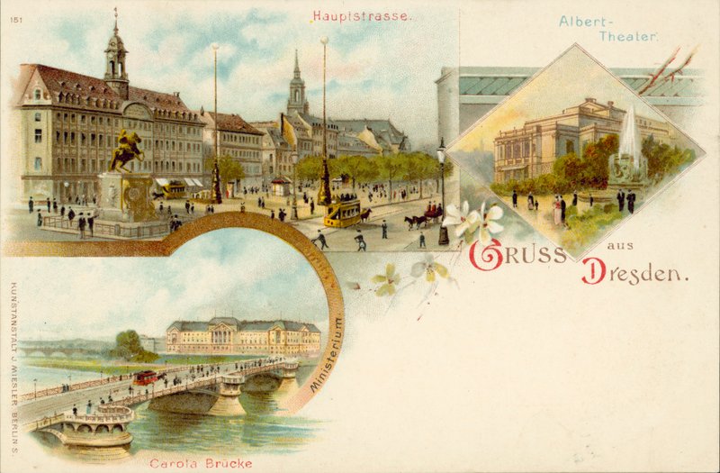 Views of Dresden, Germany by German School