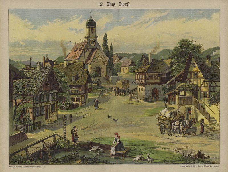 Village by German School