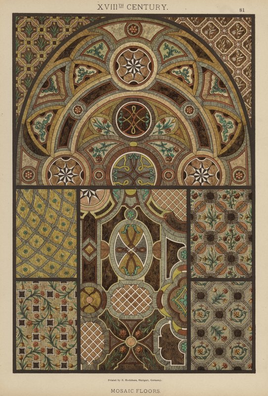 18th Century, Mosaic Floors by German School