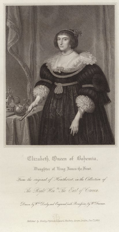 Elizabeth, Queen of Bohemia by Gerrit van Honthorst