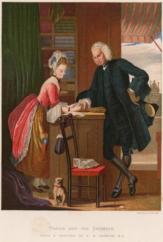 Yorick and the Grisette by Gilbert Stuart Newton