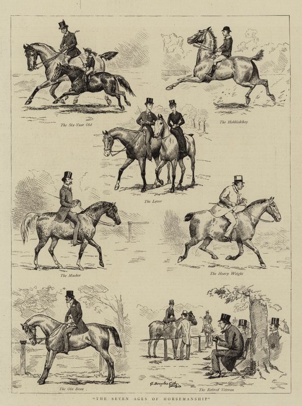 The Seven Ages of Horsemanship by Godfrey Douglas Giles