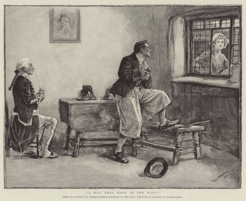 A Way they have in the Navy by Gordon Frederick Browne