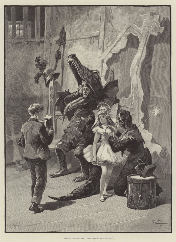 Behind the Scenes, Refreshing the Dragon by Gordon Frederick Browne