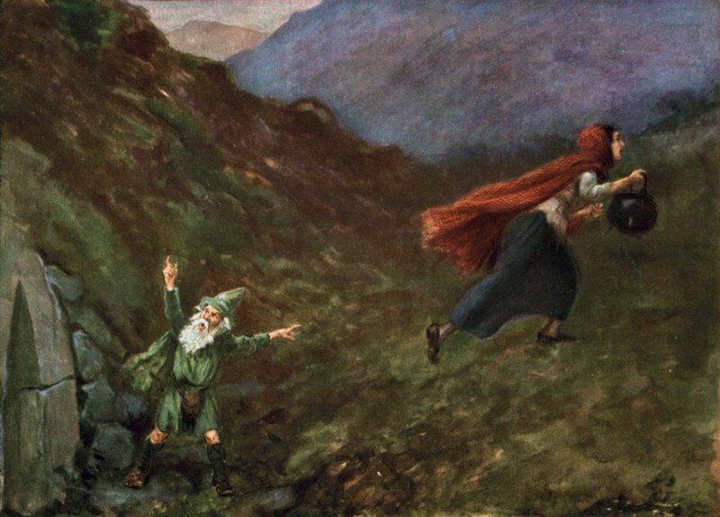 Illustration for The Tale of the Cauldron by Gordon Frederick after Browne