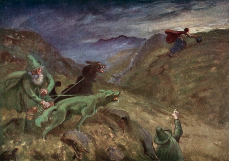 Illustration for The Tale of the Cauldron by Gordon Frederick after Browne