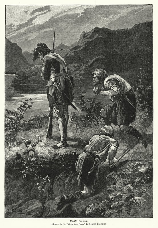 Caught Napping by Gordon Frederick (after) Browne