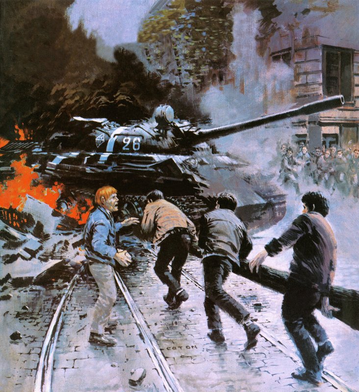 Hungarian Uprising of 1956 by Graham Coton
