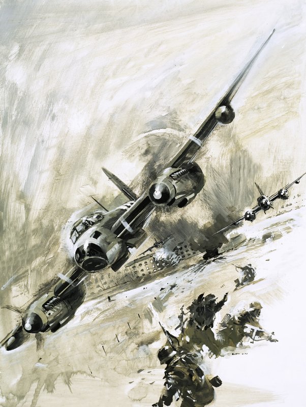 Mosquitoes Bombing Amiens Jail by Graham Coton