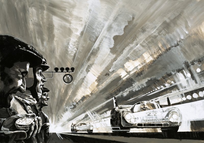 The 24 Hour Le Mans Race by Graham Coton