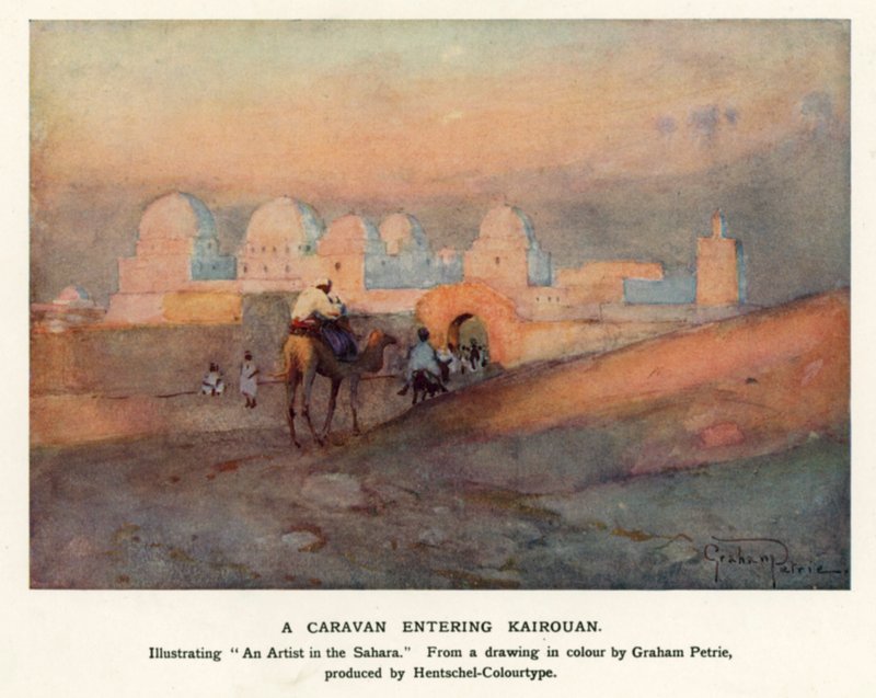 A Caravan Entering Kairouan by Graham Petrie