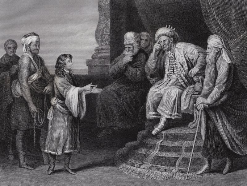 Joseph interpreting Pharaoh
