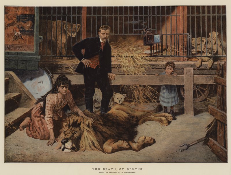 The Death of Brutus by Gustav Wertheimer