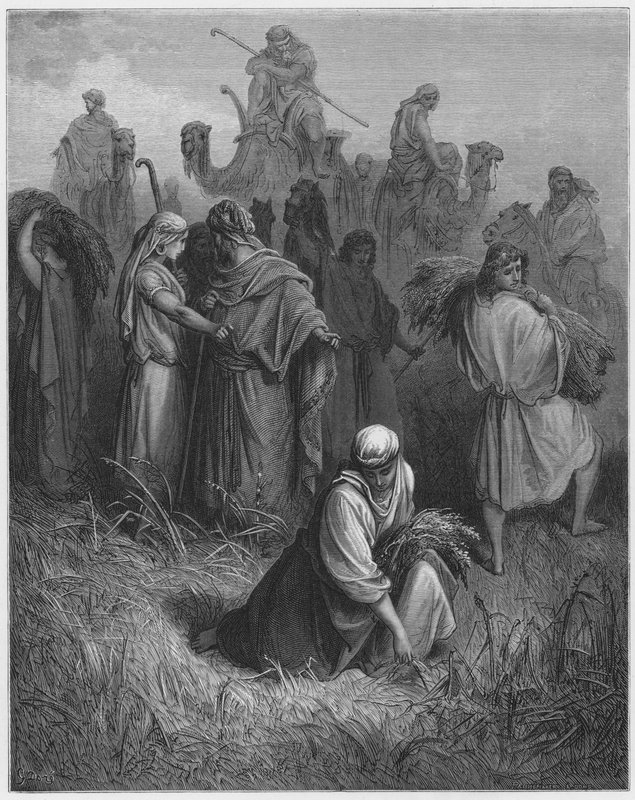 Boaz and Ruth by Gustave Dore