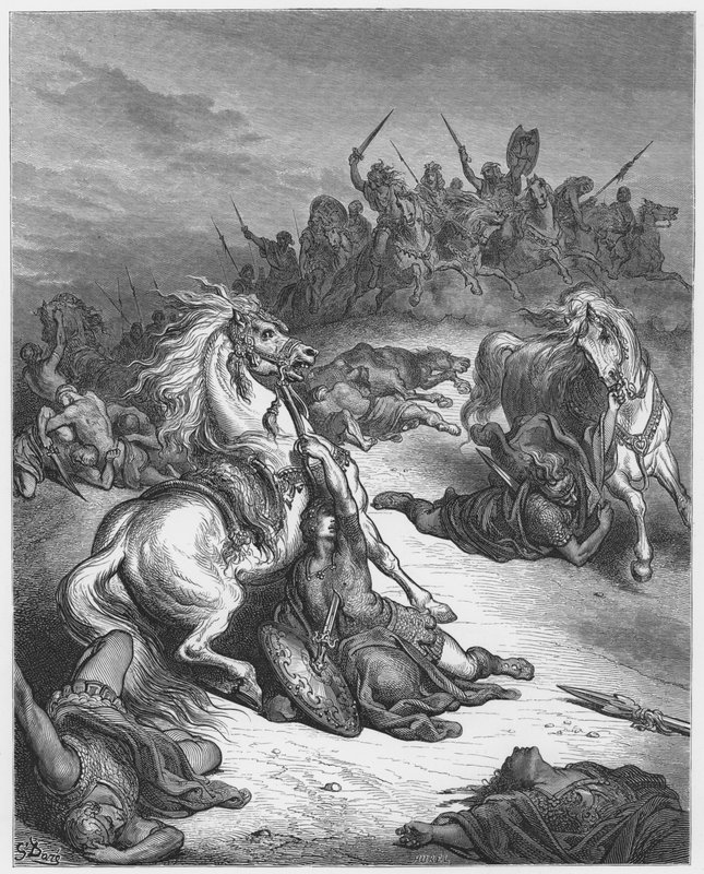 Death of Saul by Gustave Dore