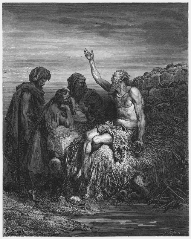 Job and His Friends by Gustave Dore