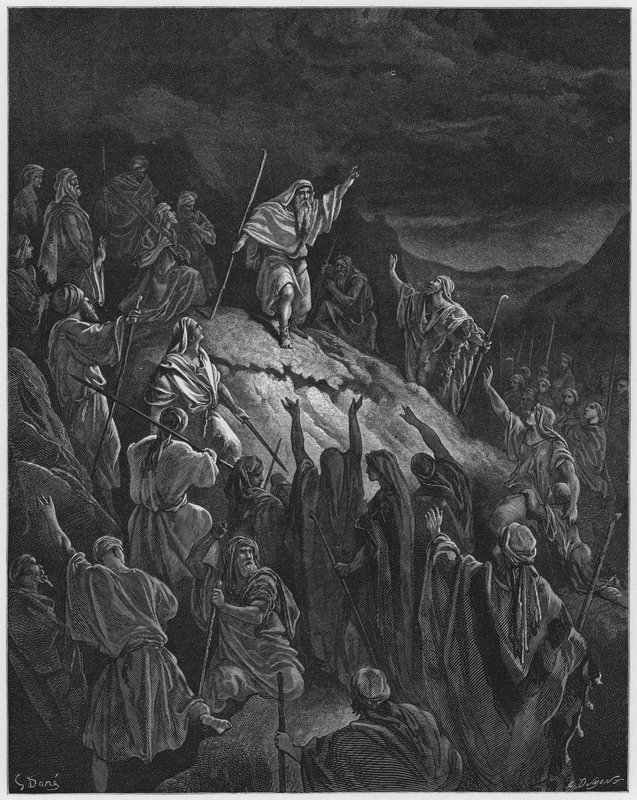 Mattathias appealing to the Jewish refugees by Gustave Dore