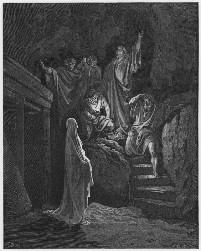 Resurrection of Lazarus by Gustave Dore