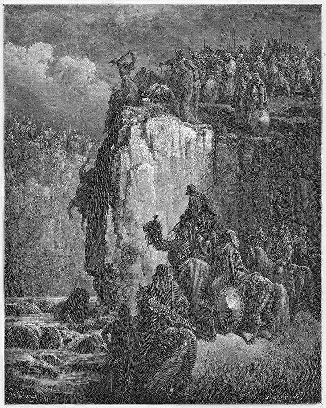 Slaughter of the Prophets of Baal by Gustave Dore