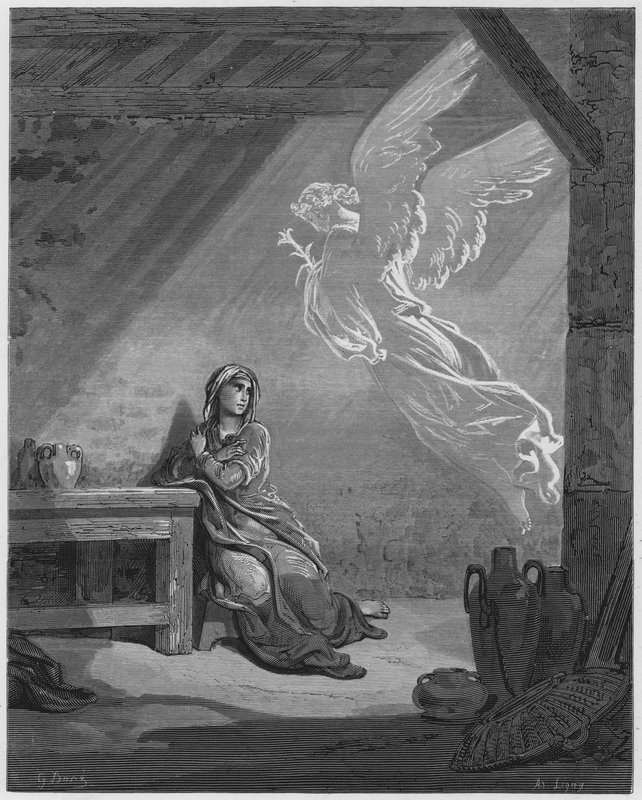 The Annunciation by Gustave Dore