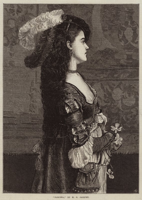 Narcissa by Gustave Jacquet