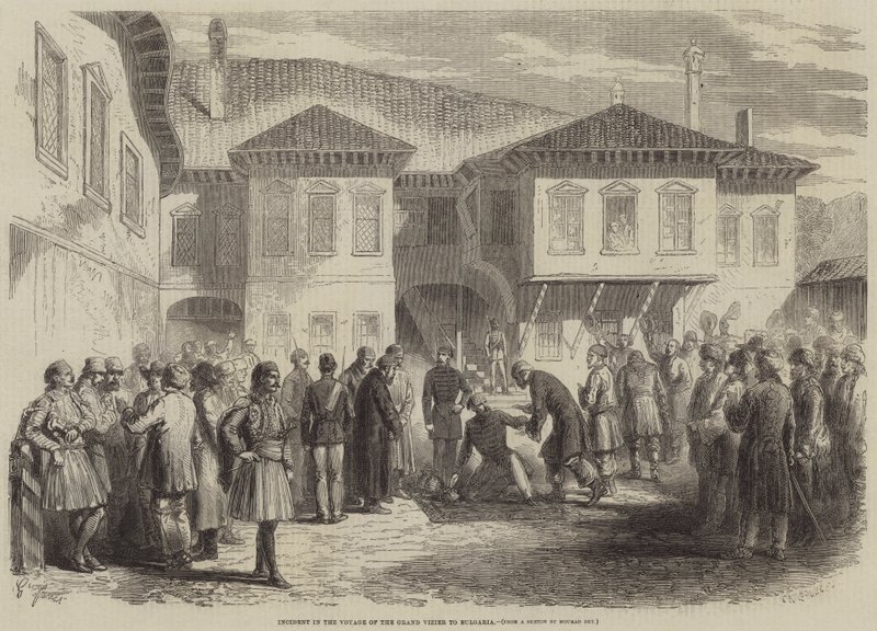 Incident in the Voyage of the Grand Vizier to Bulgaria by Gustave Janet