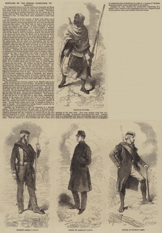 Sketches of the Spanish Expedition to Morocco by Gustave Janet