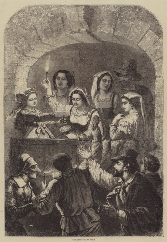 The Carnival at Rome by Gustave Janet