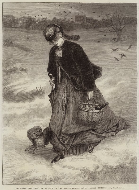 Christmas Charities by Gustave Pope