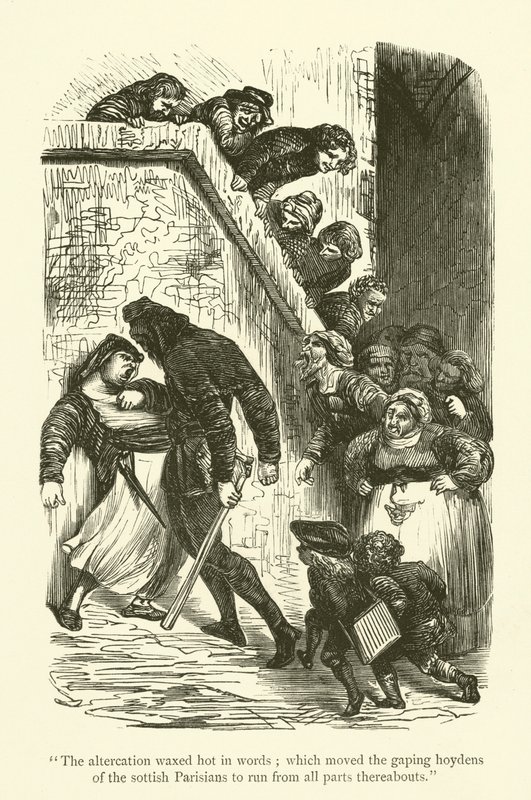 Illustration for the Works of Rabelais by Gustave after Dore