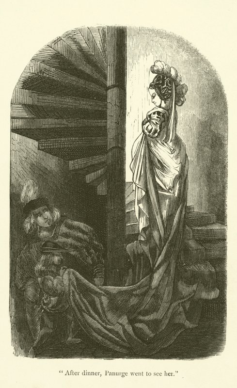 Illustration for the Works of Rabelais by Gustave after Dore