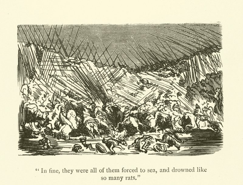Illustration for the Works of Rabelais by Gustave after Dore
