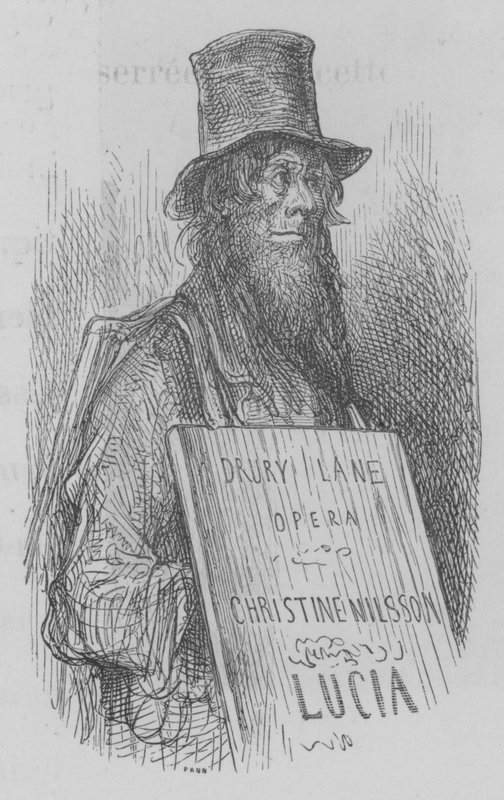 The Traveling Billboard by Gustave after Dore