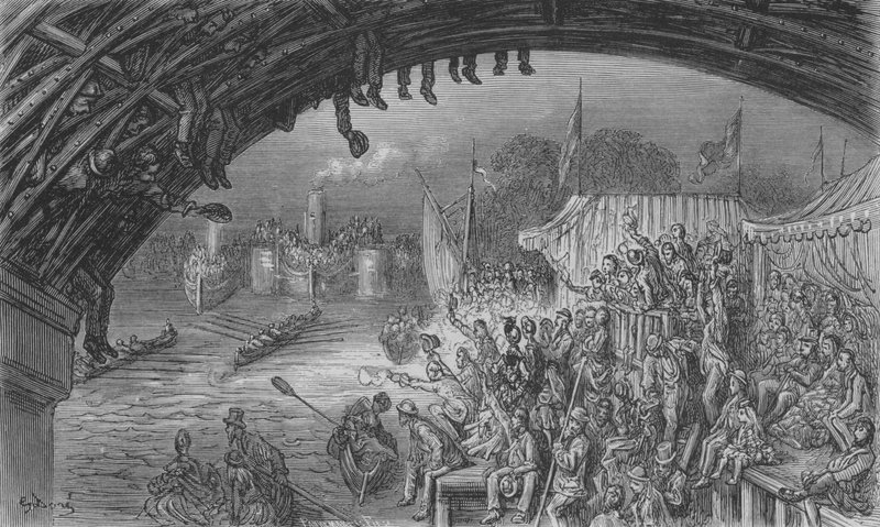 The Arrival by Gustave after Dore