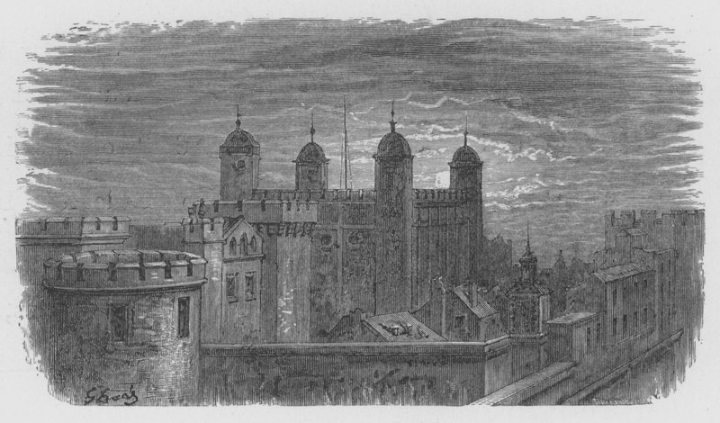 The Tower of London by Gustave after Dore