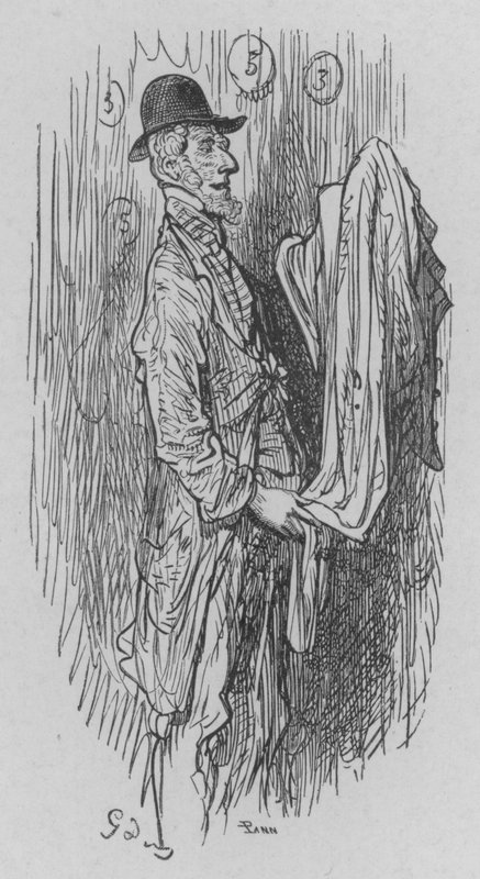 The Clothes Seller by Gustave after Dore